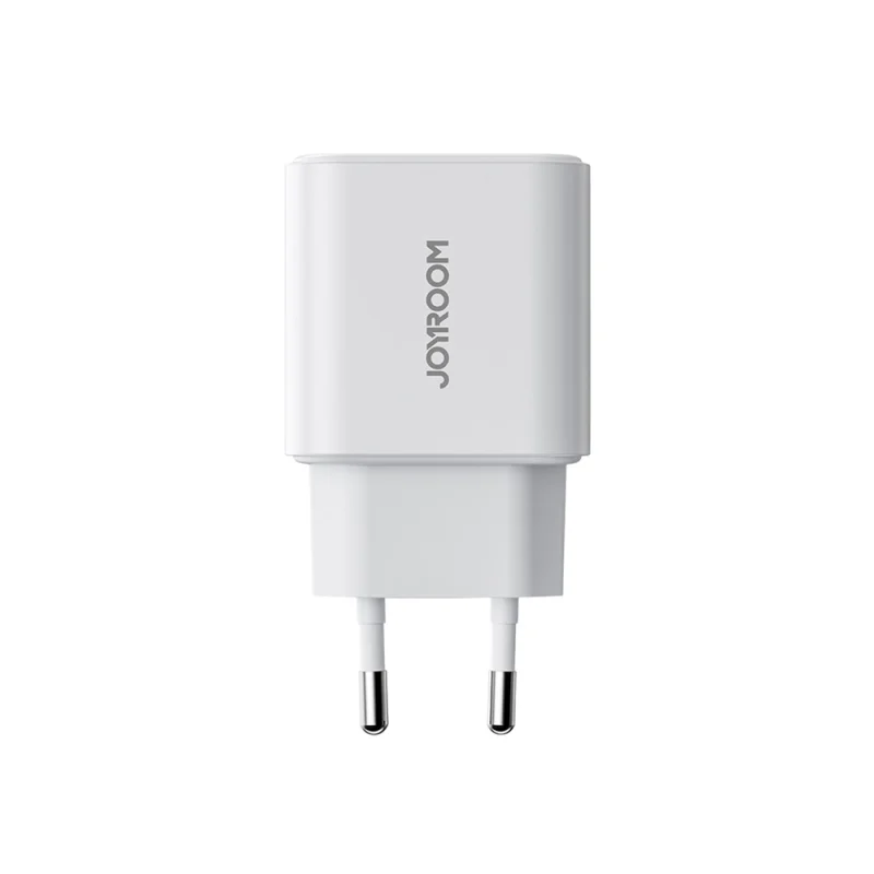 Szybka dwuportowa ładowarka sieciowa 20W USB-C / USB-A Joyroom JR-TCF05 - biała + kabel USB-C - Lightning 1m - obrazek 7