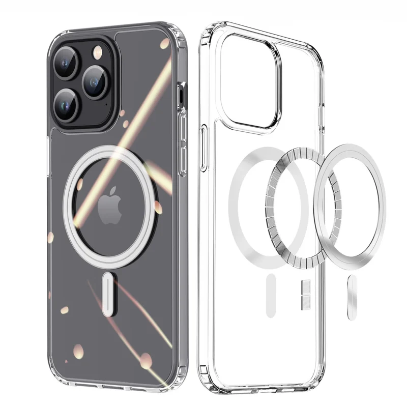 Etui do iPhone 15 Pro z MagSafe Dux Ducis Clin - przezroczyste - obrazek 2