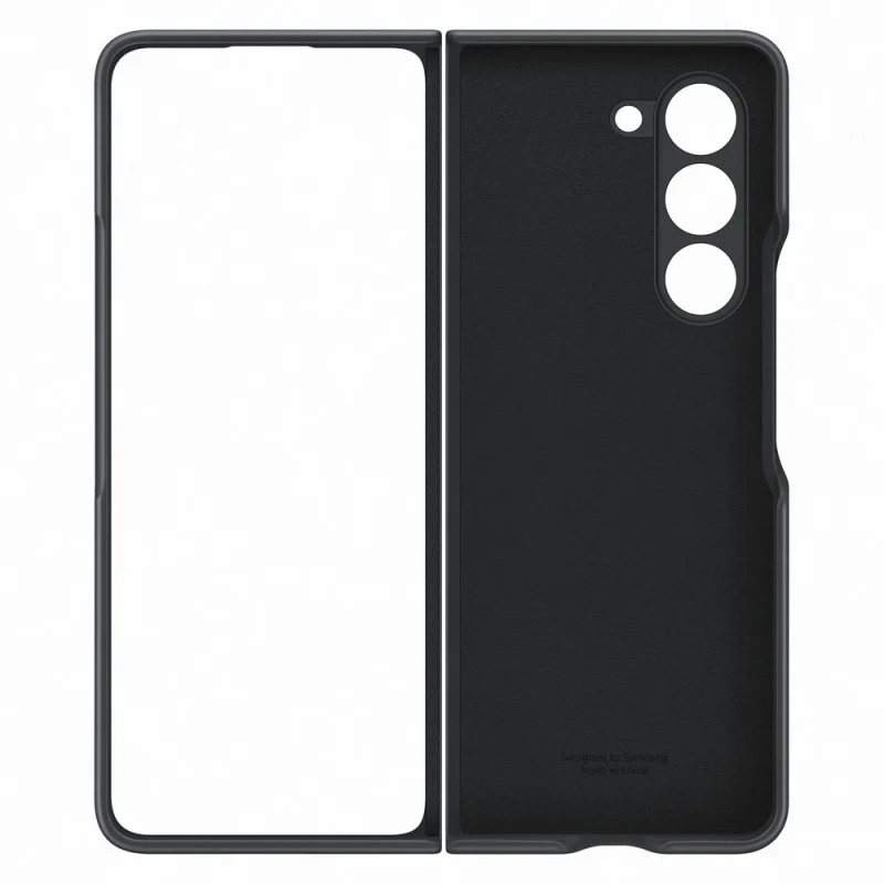 Etui z ekoskóry do Samsung Galaxy Z Fold 5 - czarne - obrazek 6