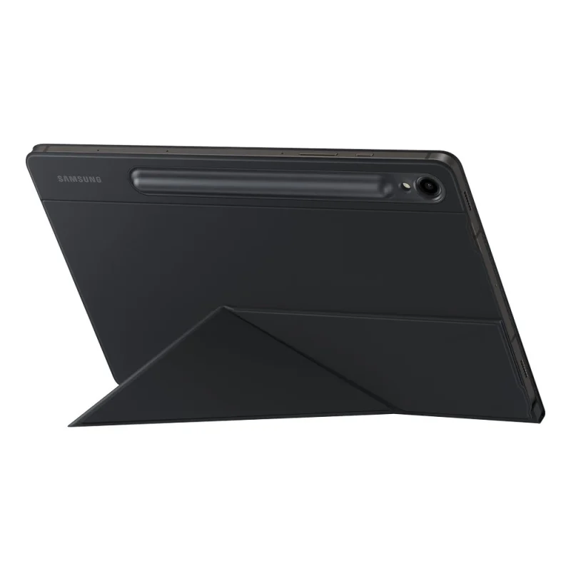 Etui z klapką i podstawką do Samsung Galaxy Tab S9 Smart Book Cover - czarne - obrazek 10