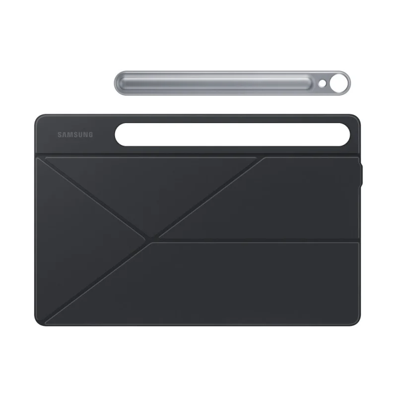 Etui z klapką i podstawką do Samsung Galaxy Tab S9 Smart Book Cover - czarne - obrazek 11