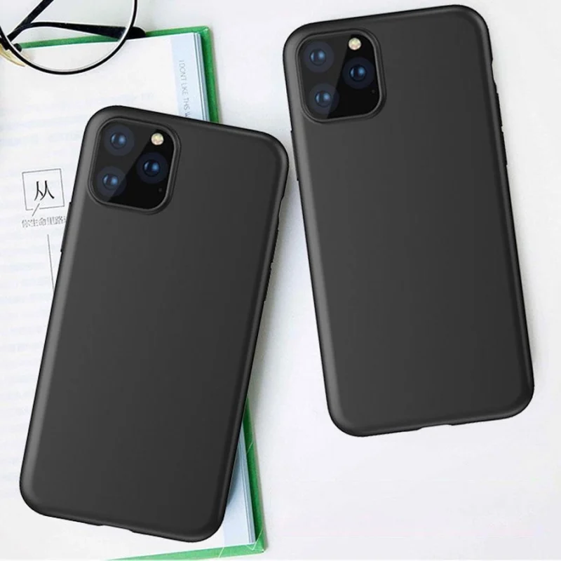 Żelowe elastyczne etui pokrowiec do iPhone 15 Pro Max Soft Case - czarny - obrazek 6