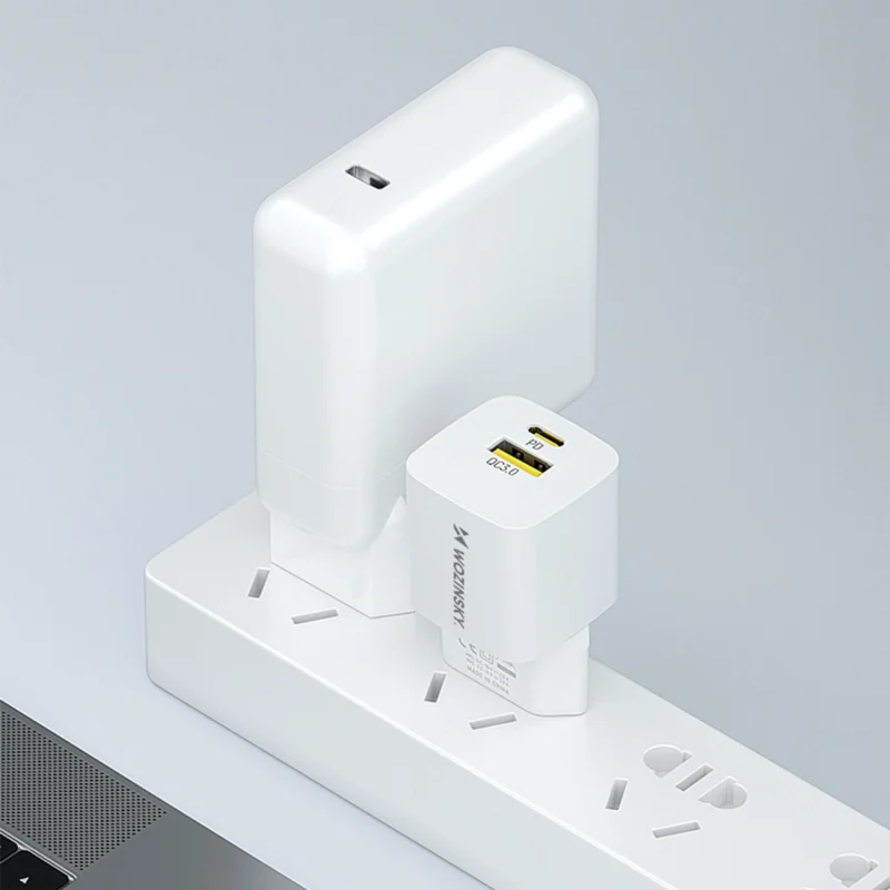 Ładowarka sieciowa Wozinsky WWCEAC GaN USB-A USB-C 33W - biała - obrazek 13