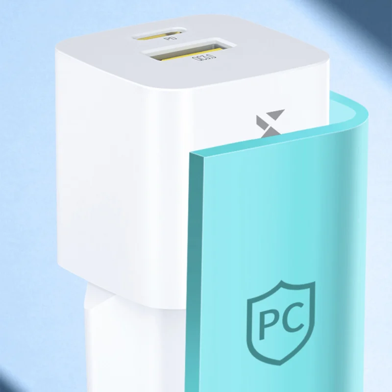 Ładowarka sieciowa Wozinsky WWCEAC GaN USB-A USB-C 33W - biała - obrazek 14