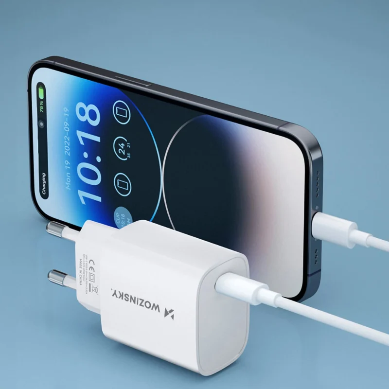 Ładowarka sieciowa Wozinsky WGWCCW 20W USB-C - biała - obrazek 14