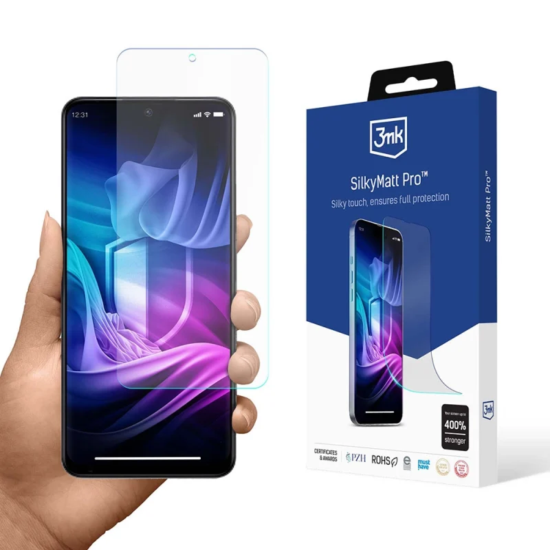 Folia matowa 3mk Silky Matt Pro na Redmi Note 12 Pro+