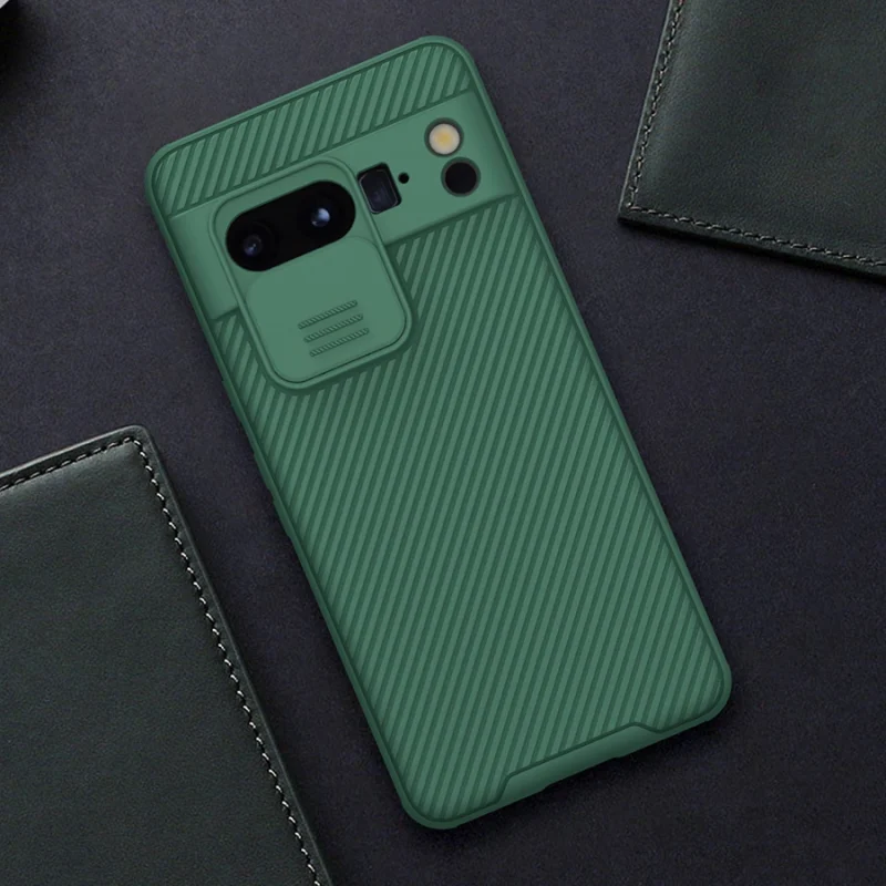 Etui z osłoną na aparat Nillkin CamShield Pro Case do Google Pixel 8 Pro - niebieskie - obrazek 14