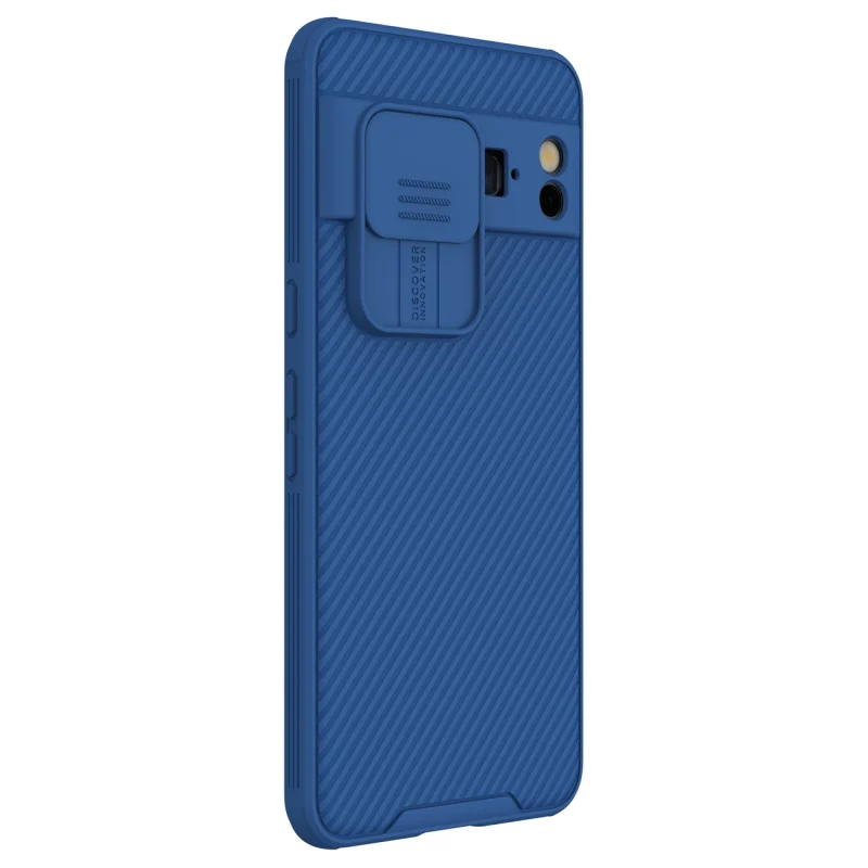 Etui z osłoną na aparat Nillkin CamShield Pro Case do Google Pixel 8 Pro - niebieskie - obrazek 5