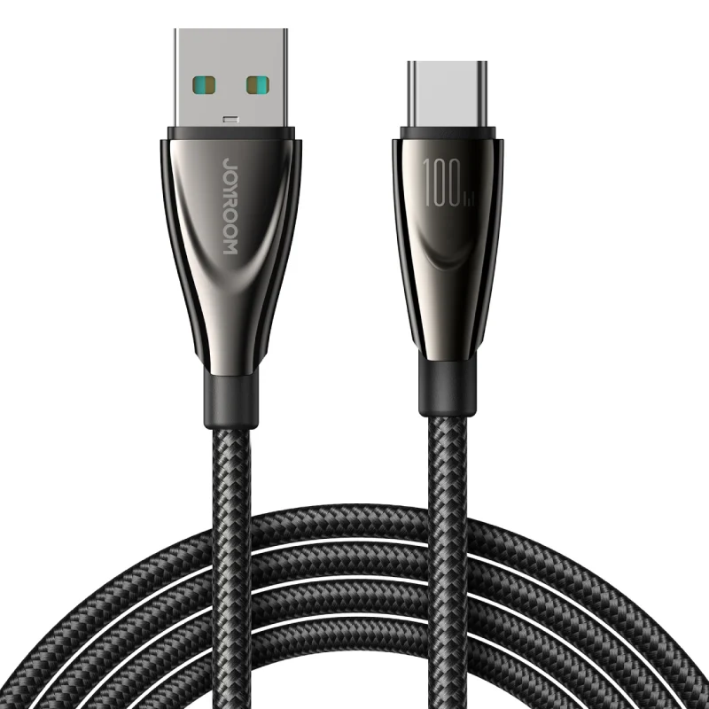 Kabel Joyroom Pioneer Series SA31-AC6 USB-A / USB-C 100W 1.2m - czarny