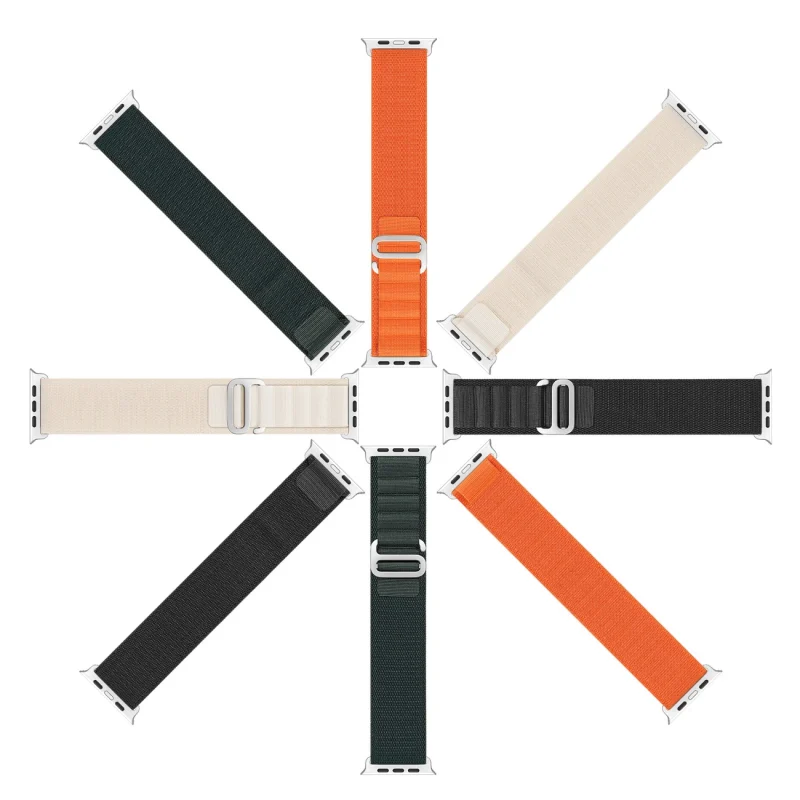 Sportowy pasek ze sprzączką do Apple Watch Ultra / 9 / 8 / 7 / 6 / SE / 5 / 4 / 3 / 2 / 1 (42, 44, 45, 49 mm) Dux Ducis Strap GS Version - zielony - obrazek 3