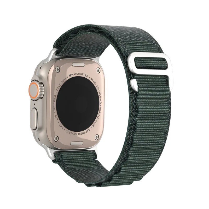 Sportowy pasek ze sprzączką do Apple Watch Ultra / 9 / 8 / 7 / 6 / SE / 5 / 4 / 3 / 2 / 1 (42, 44, 45, 49 mm) Dux Ducis Strap GS Version - zielony - obrazek 4