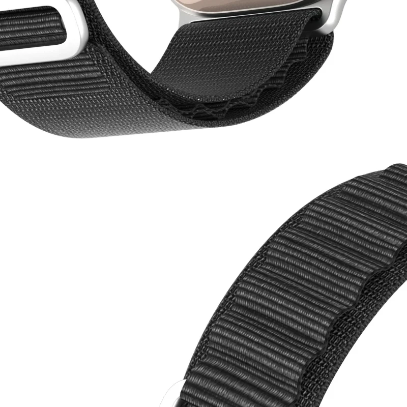 Sportowy pasek ze sprzączką do Apple Watch Ultra / 9 / 8 / 7 / 6 / SE / 5 / 4 / 3 / 2 / 1 (42, 44, 45, 49 mm) Dux Ducis Strap GS Version - czarny - obrazek 11