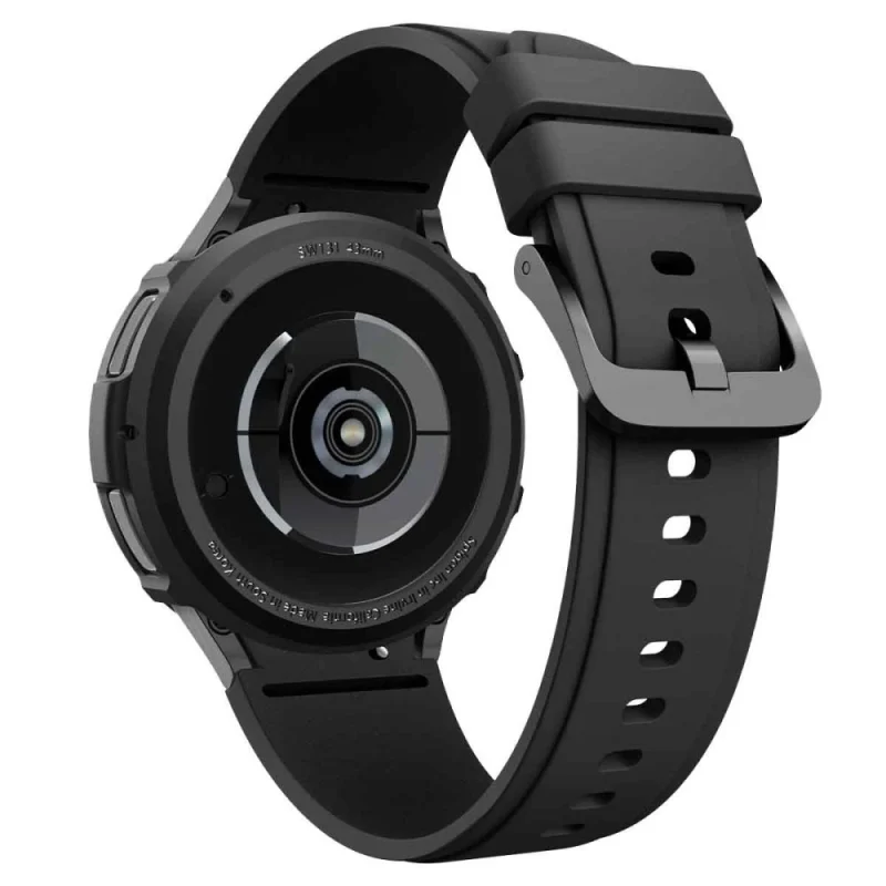 Etui Spigen Liquid Air na Samsung Galaxy Watch 6 Classic (43 mm) - czarny mat - obrazek 2