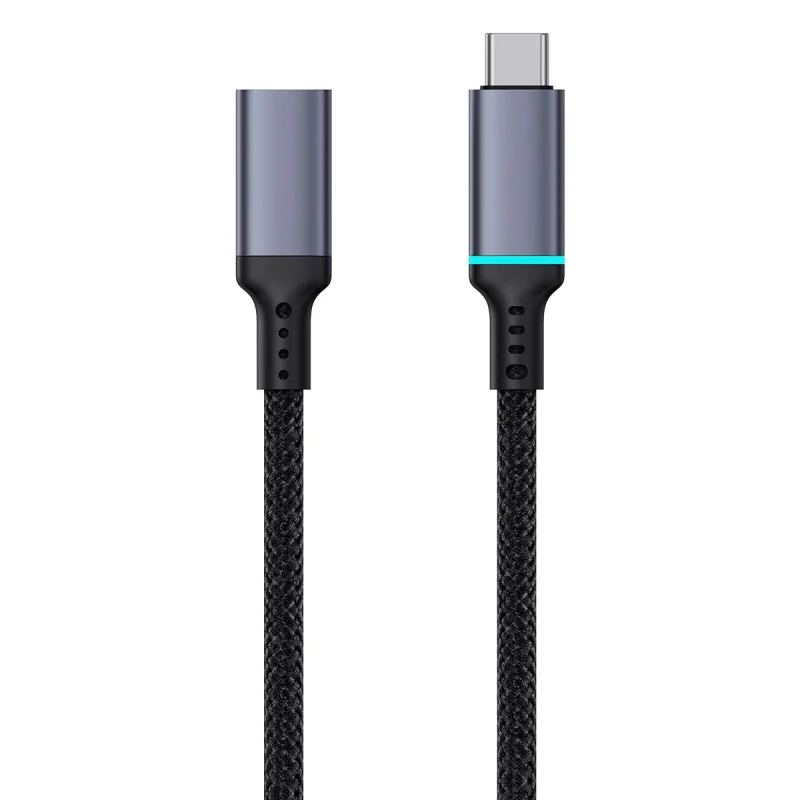 Kabel Baseus B0063370C111-01 USB-C - USB-C 4K 60Hz 100W 10Gb/s 1m - czarny - obrazek 2