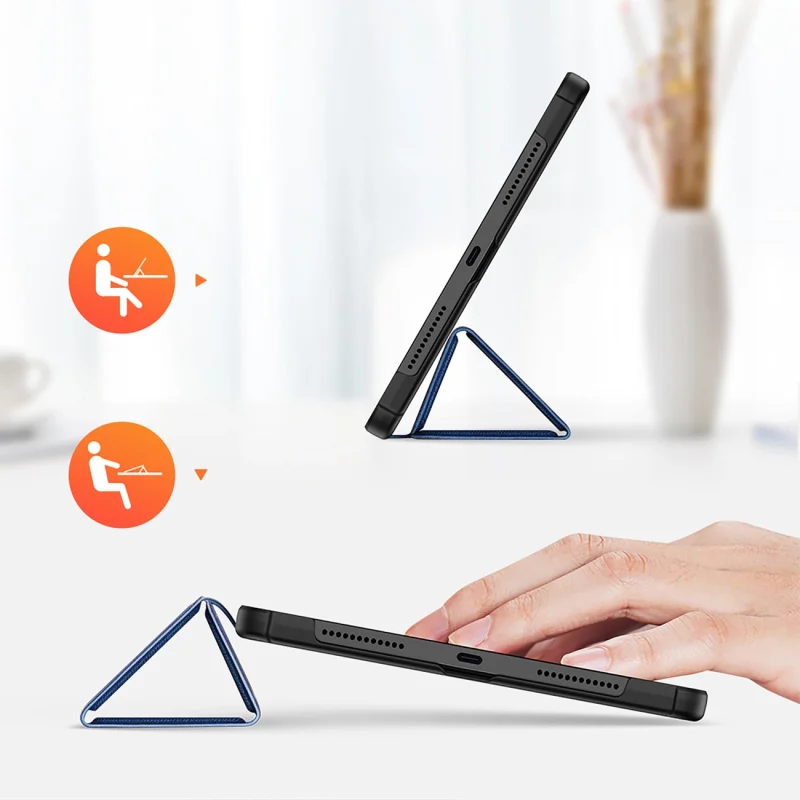 Etui z funkcją smart sleep Dux Ducis Domo do tabletu Xiaomi Redmi Pad SE 11'' - niebieskie - obrazek 7