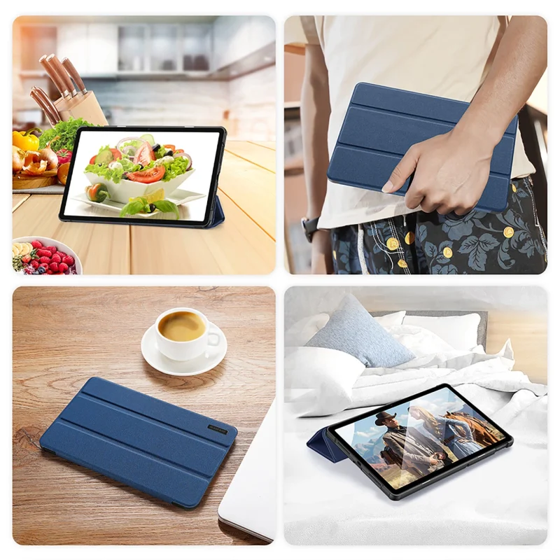 Etui z funkcją smart sleep Dux Ducis Domo do tabletu Xiaomi Redmi Pad SE 11'' - niebieskie - obrazek 8