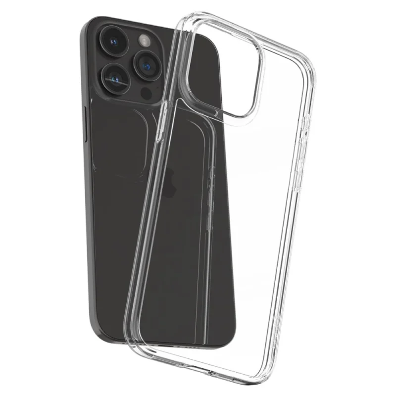 Etui Spigen Airskin Hybrid na iPhone 15 Pro - przezroczyste - obrazek 10