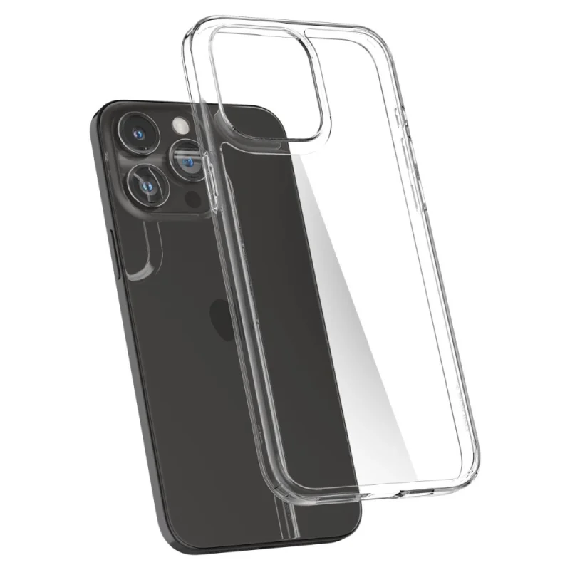 Etui Spigen Airskin Hybrid na iPhone 15 Pro - przezroczyste - obrazek 6