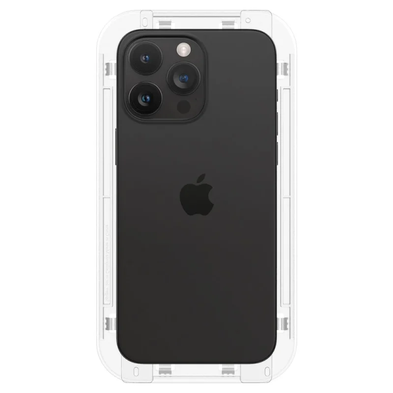 Szkło hartowane Spigen Glas.tR EZ Fit na iPhone 15 Pro - 2 szt. - obrazek 7