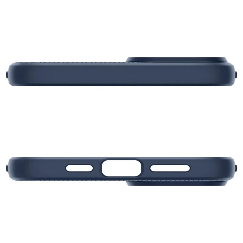 Etui Spigen Liquid Air na iPhone 15 - niebieskie - obrazek 6