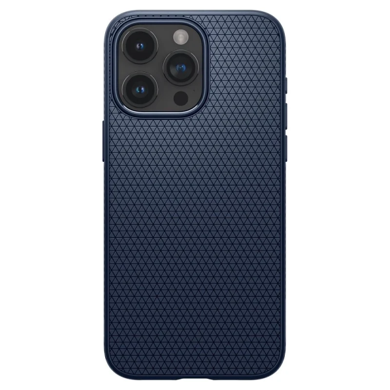 Etui Spigen Liquid Air na iPhone 15 Pro - niebieskie - obrazek 2