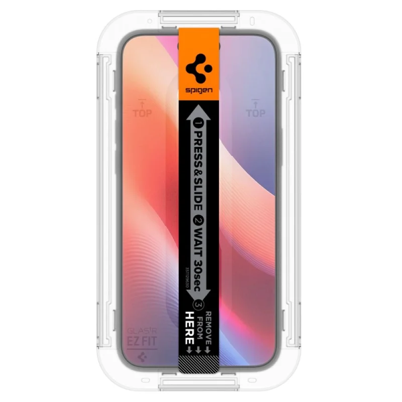 Szkło hartowane Spigen Glas.tR EZ Fit na iPhone 15 / 16 - obrazek 5