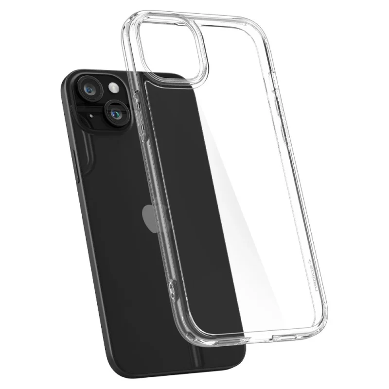 Etui Spigen Ultra Hybrid na iPhone 15 - przezroczyste - obrazek 6