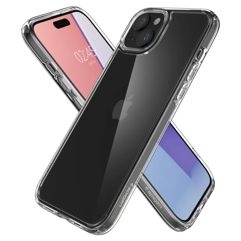 Etui Spigen Ultra Hybrid na iPhone 15 - przezroczyste - obrazek 7