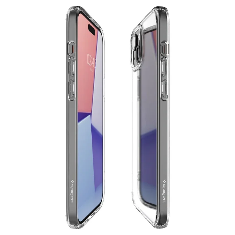 Etui Spigen Ultra Hybrid na iPhone 15 - przezroczyste - obrazek 9