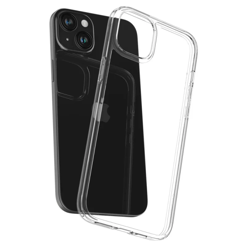 Etui Spigen Airskin Hybrid na iPhone 15 - przezroczyste - obrazek 10