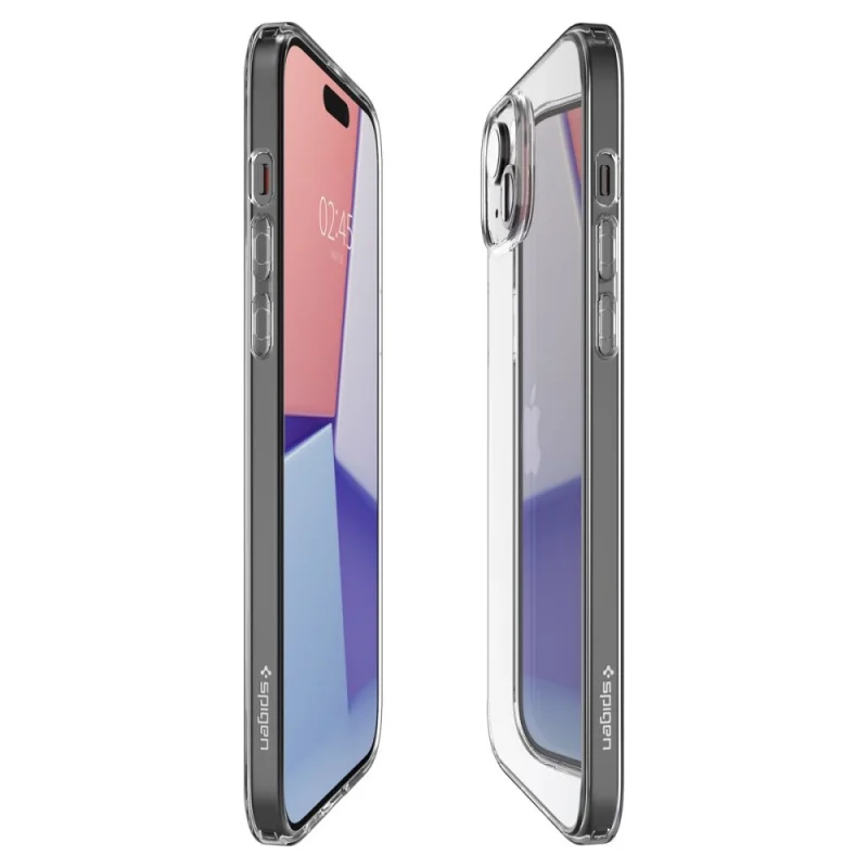 Etui Spigen Airskin Hybrid na iPhone 15 - przezroczyste - obrazek 7