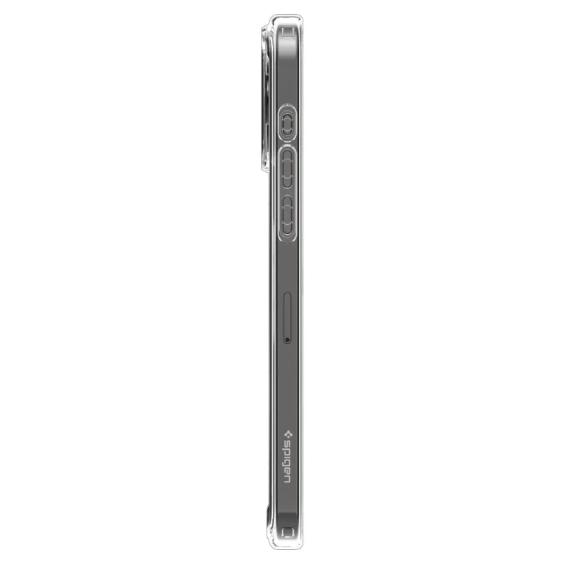 Etui Spigen Ultra Hybrid Mag z MagSafe na iPhone 15 Pro - przezroczysto-szare - obrazek 5