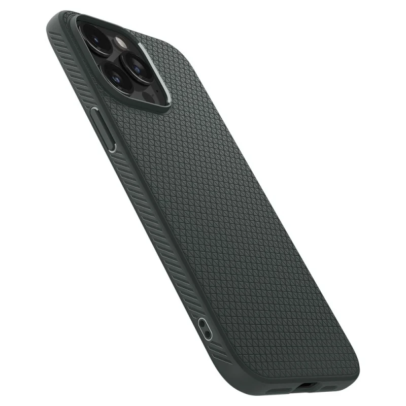 Etui Spigen Liquid Air na iPhone 15 Pro Max - ciemnozielone - obrazek 9