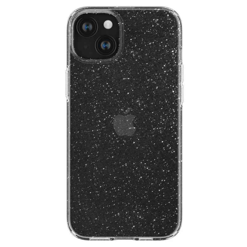 Etui Spigen Liquid Crystal na iPhone 15 Plus - przezroczysto-brokatowe - obrazek 2