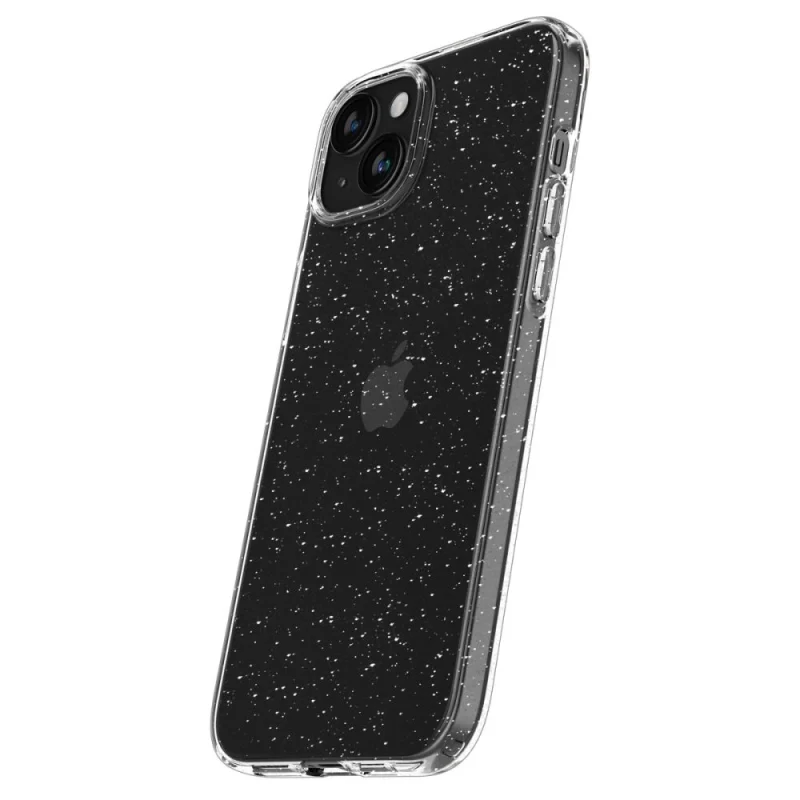 Etui Spigen Liquid Crystal na iPhone 15 Plus - przezroczysto-brokatowe - obrazek 8