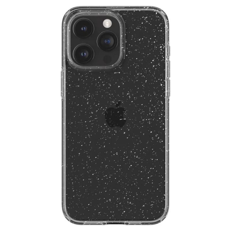 Etui Spigen Liquid Crystal na iPhone 15 Pro - przezroczysto-brokatowe - obrazek 2