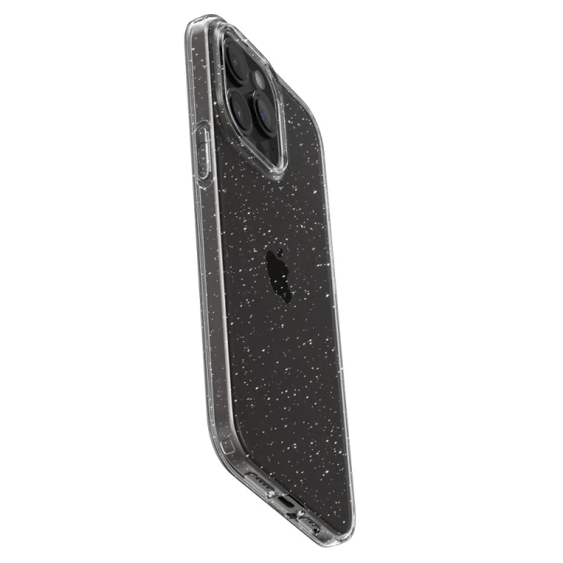 Etui Spigen Liquid Crystal na iPhone 15 Pro - przezroczysto-brokatowe - obrazek 8