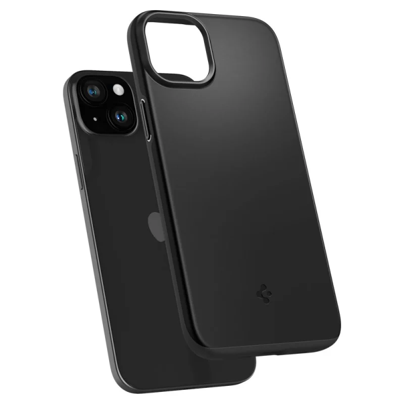 Etui Spigen Thin Fit na iPhone 15 Plus - czarne - obrazek 8