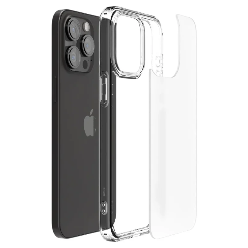 Etui Spigen Ultra Hybrid na iPhone 15 Pro - przezroczysto-matowe - obrazek 5