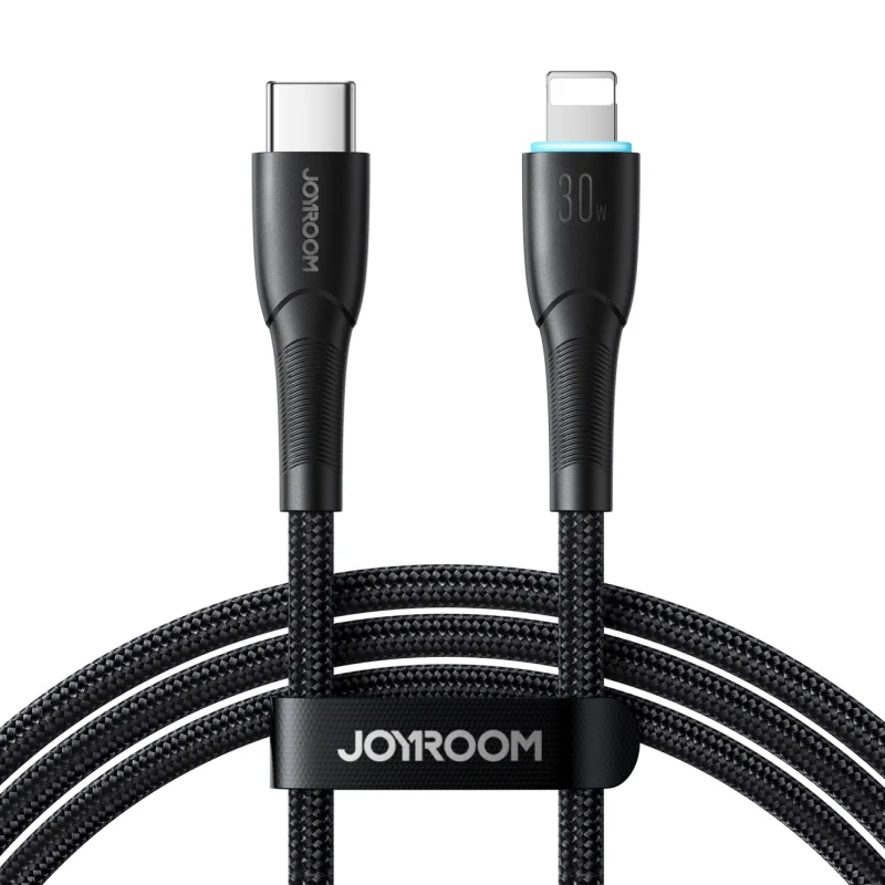 Kabel Joyroom Starry Series SA32-CL3 30W USB-C / Lightning 1m - czarny - obrazek 4