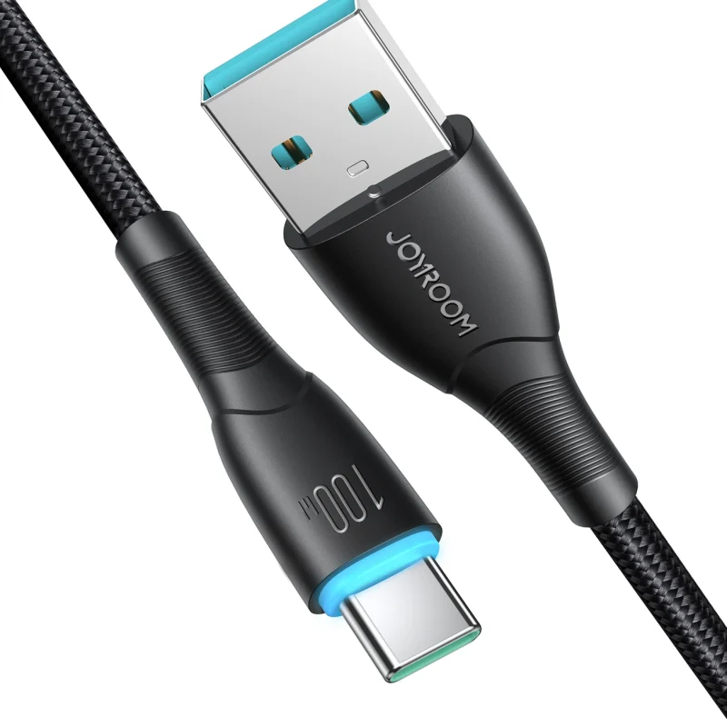 Kabel Joyroom Starry series SA32-AC6 100W USB-A / USB-C 1m - czarny - obrazek 7