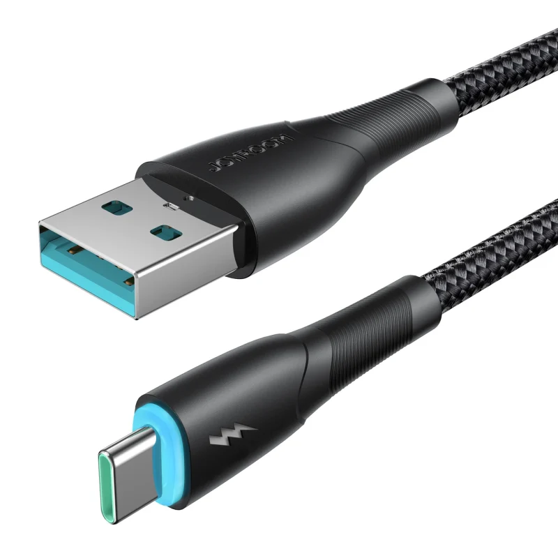 Kabel Joyroom Starry Series SA32-AC3 3A USB-A / USB-C 1m - czarny - obrazek 4