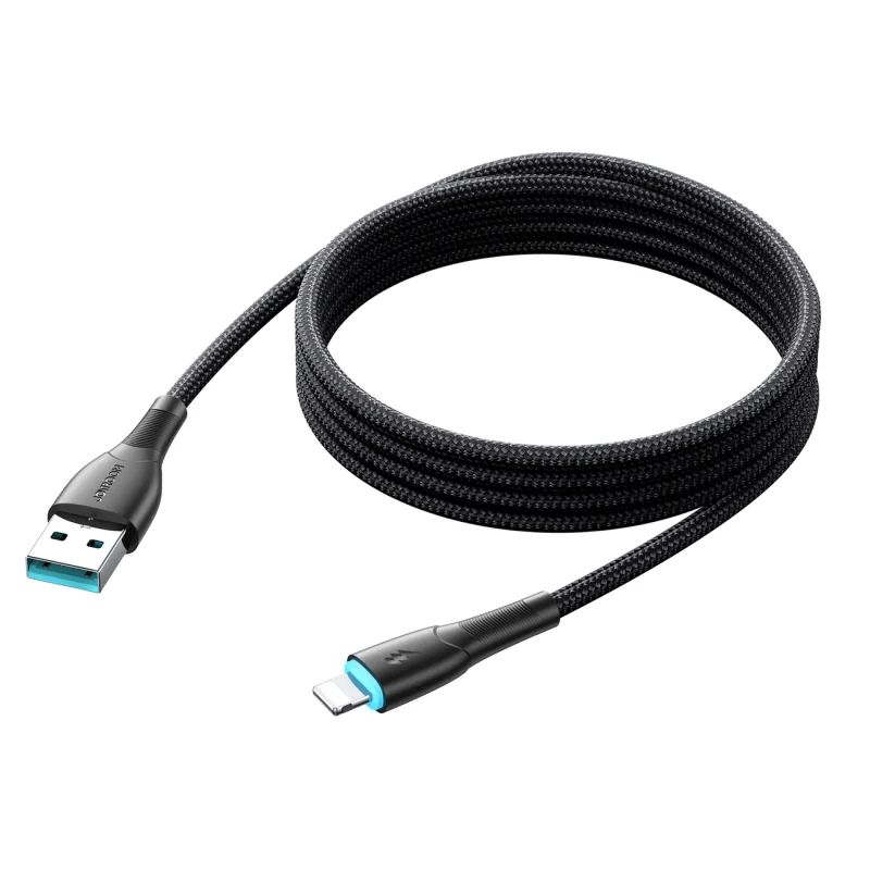 Kabel Joyroom Starry Series SA32-AL3 3A USB-A / Lightning 1m - czarny - obrazek 3