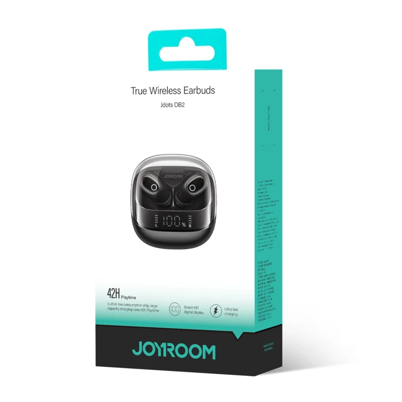 Słuchawki bezprzewodowe TWS Joyroom Jdots Series JR-DB2 Bluetooth 5.3 - czarne - obrazek 5