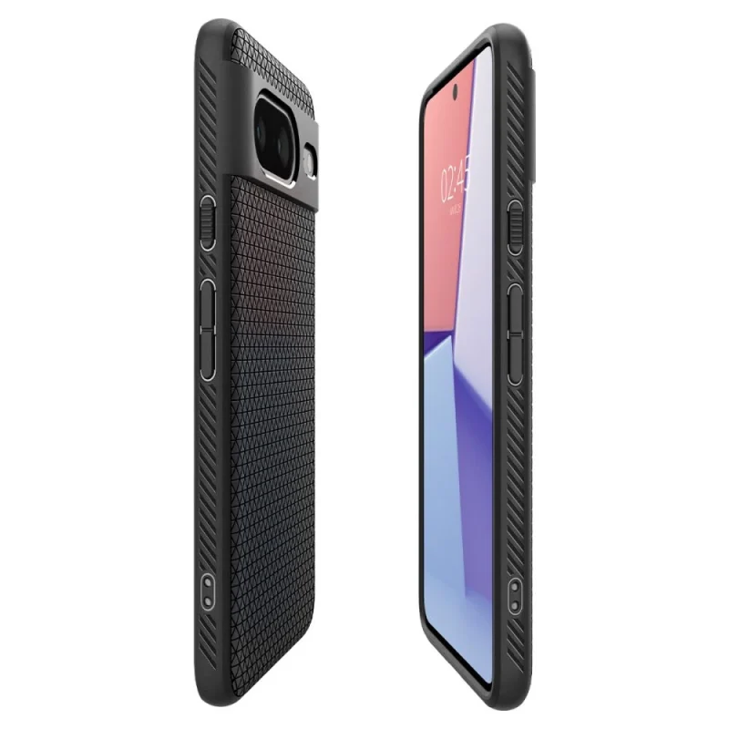 Etui Spigen Liquid Air na Google Pixel 8 - czarny mat - obrazek 8