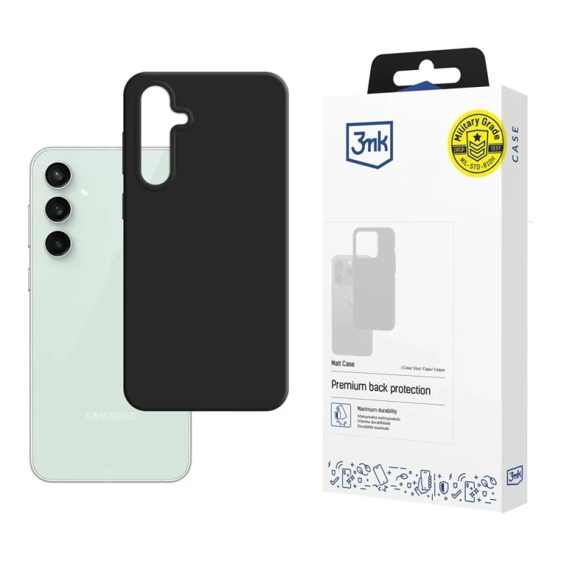 Etui 3mk Matt Case na Samsung Galaxy S23 FE - czarne