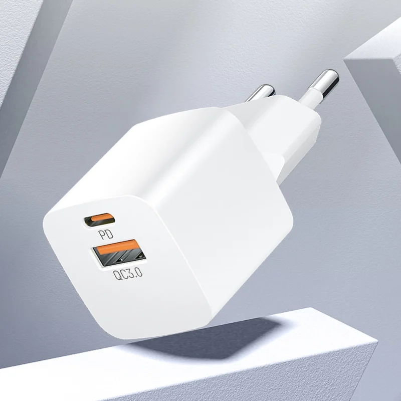 Ładowarka sieciowa Wozinsky CMWCW 20W USB-C / USB-A - biała - obrazek 7