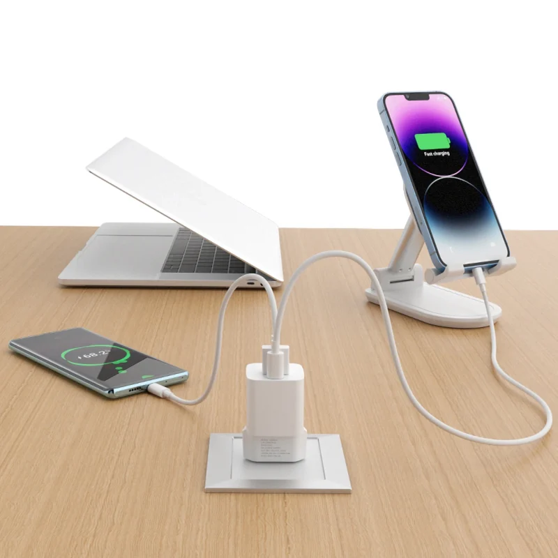 Ładowarka sieciowa Wozinsky CMWCW 20W USB-C / USB-A - biała - obrazek 8