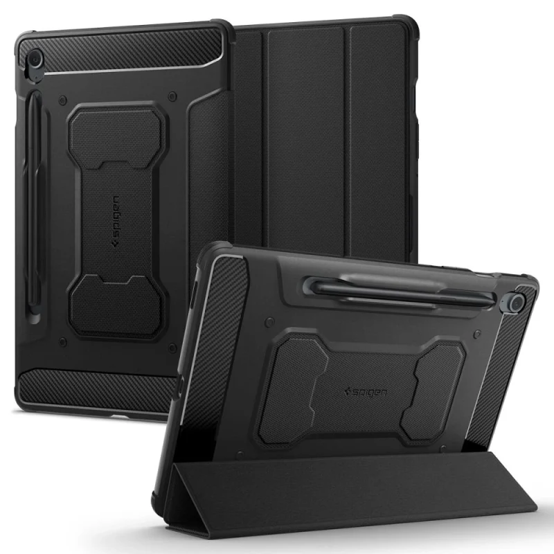 Etui Spigen Rugged Armor Pro na Samsung Galaxy Tab S9 FE 10.9'' X510 / X516B - czarne