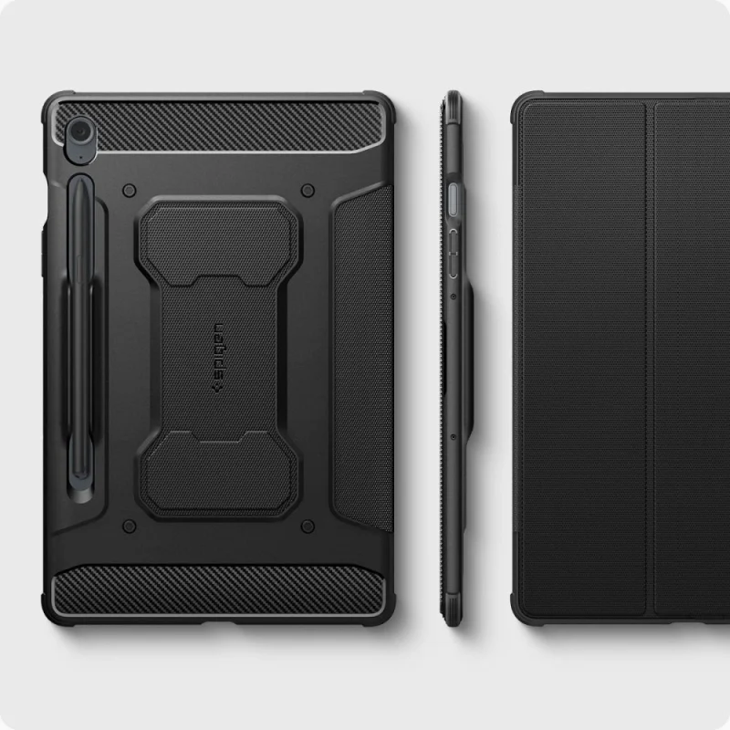 Etui Spigen Rugged Armor Pro na Samsung Galaxy Tab S9 FE 10.9'' X510 / X516B - czarne - obrazek 16